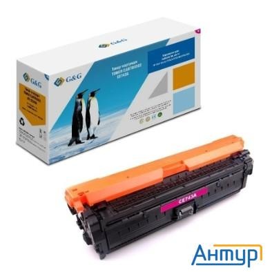 Картридж G&g, аналог Hp Ce743a/307a красный 7.3k с чипом
