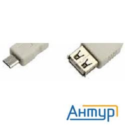 Rexant (18-1161) Кабель Usb-a – Micro Usb, 1А, 0,2м, серый