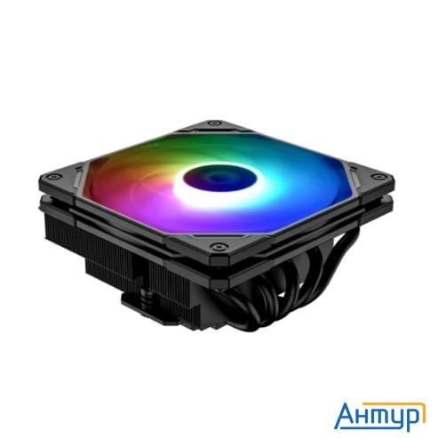 Cooler Id-cooling Is-55 Argb Black Lga1700/1200/115x/am5/am4 высота 55mm (27шт/кор, Tdp 125w, Pwm, 5