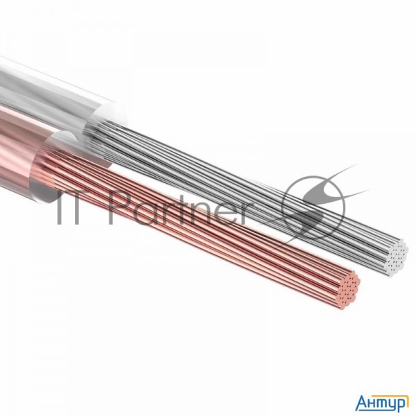 Кабель акустический Rexant 2х2,50 мм?, прозрачный Silicon, мини-бухта 10 м