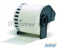 Бумажная клеящаяся лента Brother Dk22205 (белая, ширина 62 мм X 30.48 м)