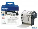 Бумажная клеящаяся лента Brother Dk22205 (белая, ширина 62 мм X 30.48 м)