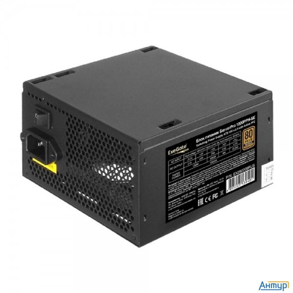 Exegate Ex292208rus Серверный БП 1000w Exegate Serverpro 80 Plus® Bronze 1000pph-se (atx, For 3u+ Ca