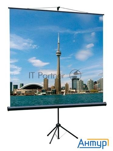 Экран на треноге Lumien 150x150см Eco View Lev-100101 1:1 напольный рулонный