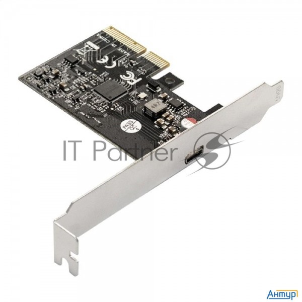 Контроллер Exegate Exe-321 Ex293839rus (pci-e X4 V3.0, 20gbps (usb3.2 Gen2x2) Type-c Ext., Asmedia C