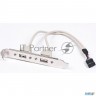 Планка в сист. блок на 2 Usb 2.0, Gembird  Ccusbreceptacle