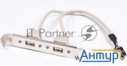 Планка в сист. блок на 2 Usb 2.0, Gembird  Ccusbreceptacle