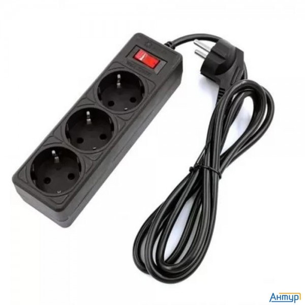 5bites Сетевой фильтр Garda Sp3b-518 3s / 3*0.75mm2 / 1.8m / Black