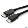 Кабель Displayport-hdmi Gembird/cablexpert  3м, 20m/19m, черный, экран, пакет(cc-dp-hdmi-3m)