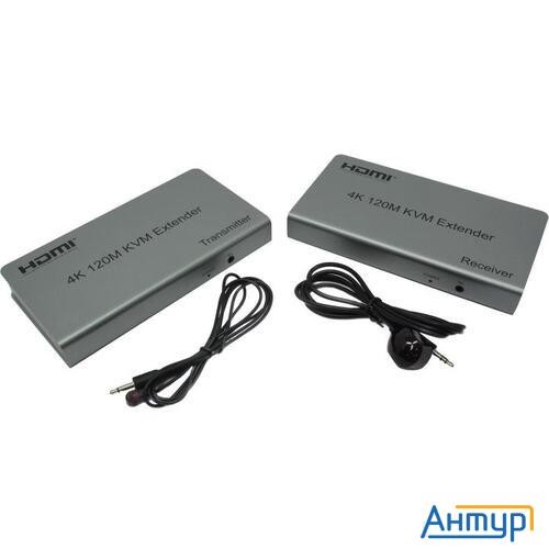 Orient Ve051, Hdmi Kvm Extender, Hdmi+usb+audio удлинитель до 120 м по витой паре Cat5e/6, Hdmi 1.4,