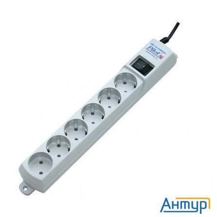 Zis Сетевой фильтр Pilot - S {5 евро, 1 росс.} 10 м