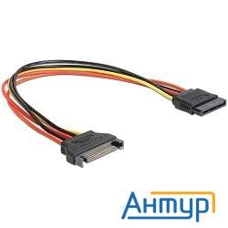 Cablexpert Удлинитель кабеля питания Sata 15pin(m)/15pin(f), 30см (cc-satamf-01)