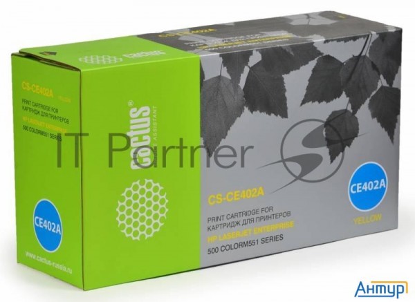 Картридж Cactus Cs-ce402a желтый (6000 стр.) для Hp Clj Color M551 Series