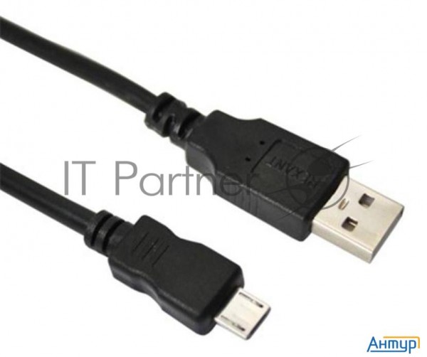 Rexant (18-1164-2) Кабель Usb-a – Micro Usb, 1А, 1,8м, ПВХ, черный