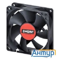 Exegate Ex283389rus Вентилятор Exegate Ex12025s3pm, 120x120x25 мм, подшипник скольжения, 3pin+molex,