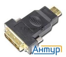 Переходник Gembird/cablexpert Переходник Hdmi-dvi  19m/19m(папа-папа), золотые разъемы  A-hdmi-dvi-1