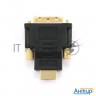 Переходник Gembird/cablexpert Переходник Hdmi-dvi  19m/19m(папа-папа), золотые разъемы  A-hdmi-dvi-1
