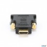 Переходник Gembird/cablexpert Переходник Hdmi-dvi  19m/19m(папа-папа), золотые разъемы  A-hdmi-dvi-1