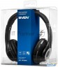 Наушники Sven Ap-930m черные {Разъем 3,5 мм, Поддержка функций управления плеером, Поддержка функции