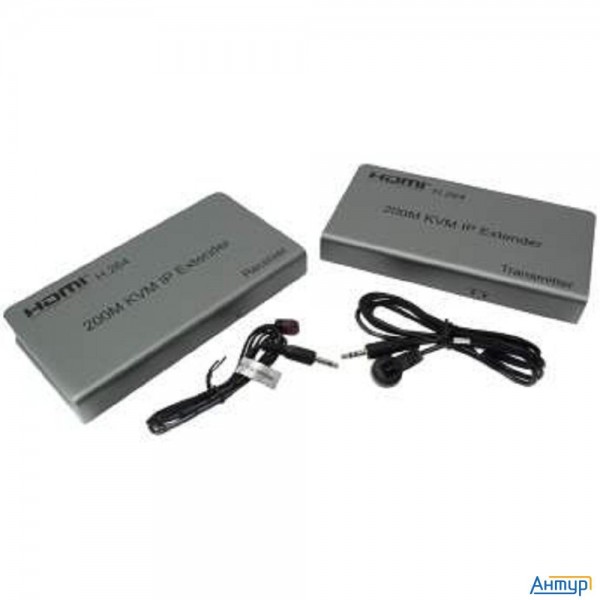 Orient Ve052, Hdmi Kvm Ip Extender, Hdmi+usb удлинитель до 200 м по витой паре Cat5e/6, Hdmi 1.3, 10