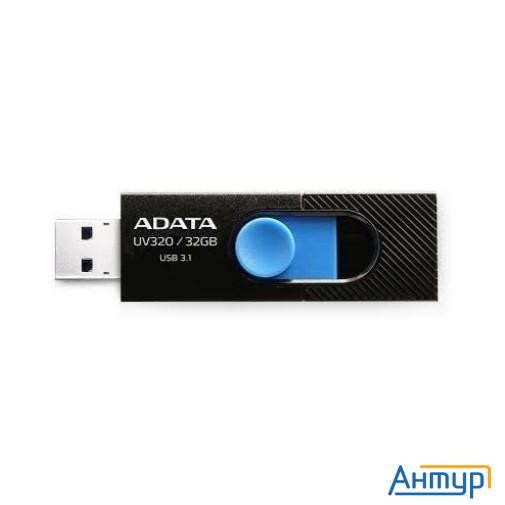A-data Flash Drive 32gb  <auv320-32g-rbkbl> Uv320, Usb 3.2, черный/голубой