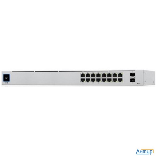 Коммутатор Ubiquiti Unifi Usw-16-poe 2sfp 8poe+ 42w управляемый