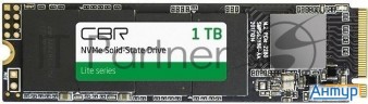 Твердотельный накопитель Cbr Ssd-001tb-m.2-lt22, Внутренний Ssd-накопитель, серия "lite", 1024 Gb, M