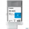 Картридж струйный Canon Pfi-107c 6706b001 голубой для Canon Ip F680/685/780/785 (130мл)