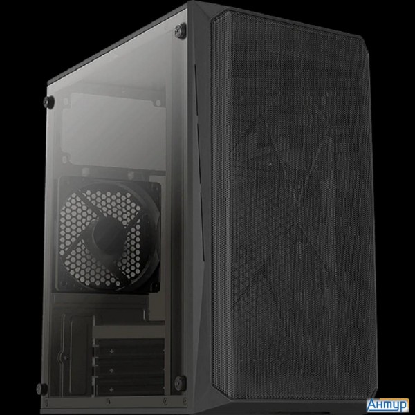 Formula Cs-107 Black (matx, без БП, Window, Usb3.0 X1, Usb2.0 X1, 12cm Black Fan X 1)