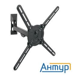 Кронштейн Kromax Atlantis-10 Grey (Наклонно-поворотный для Led Tv 22"-65", 3 ст. свободы, Vesa 75/10