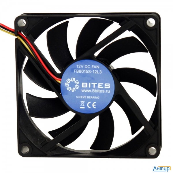 5bites Вентилятор Fb8015s-12l3 80x15 / Sleeve / 2000rpm / 3p