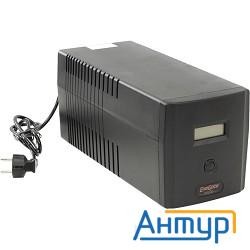 ИБП Exegate Power (ep212519rus) Smart Ulb-1000 Lcd <1000va, Black, 2 евророзетки+2 розетки Iec320, U