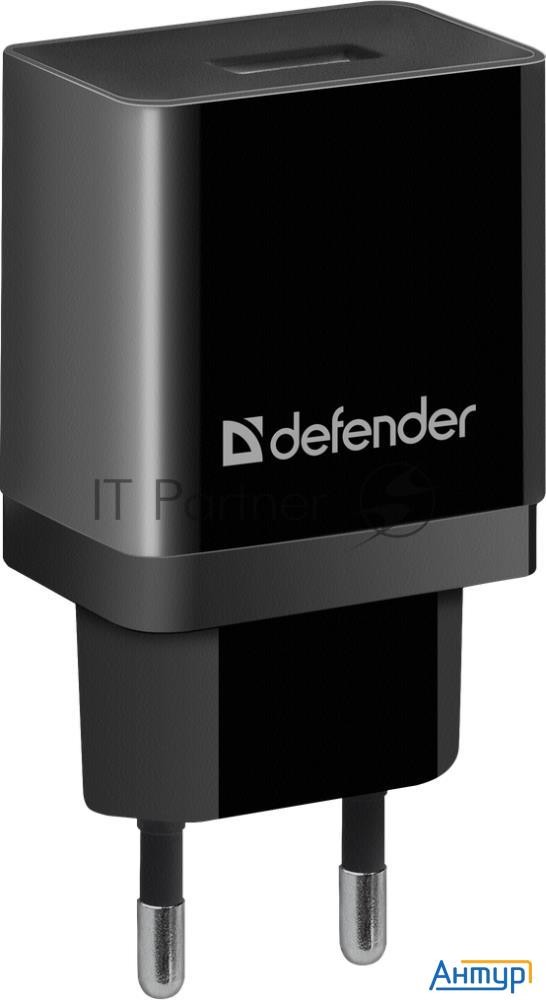 Сетевой адаптер Defender 1xusb, 5v/2.1А, пакет, черный (epa-10) (83572)