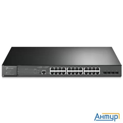 Tp-link Sg3428mp Управляемый коммутатор Jetstream уровня 2+ с 24 гигабитными портами Poe+ и 4 портам