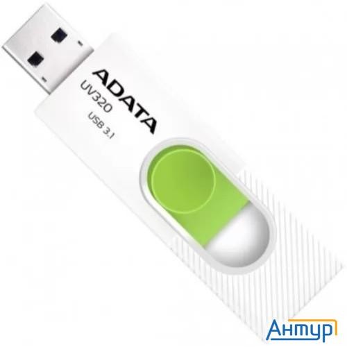 A-data Flash Drive 512gb Uv320, Usb 3.2, белый/зеленый