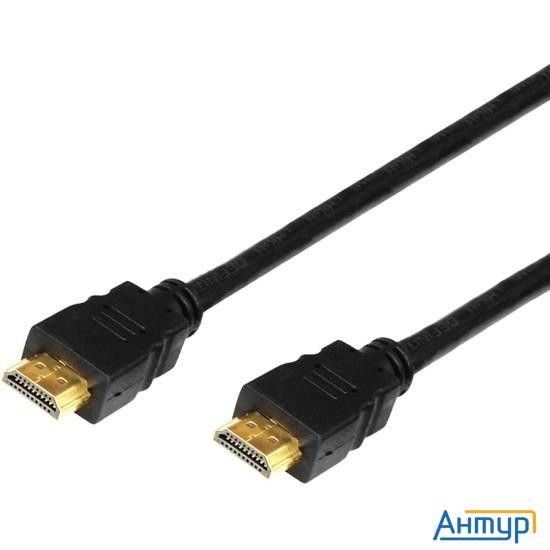 Cactus Cs-hdmi.1.4-1.5 Кабель аудио-видео Hdmi (m)/hdmi (m) 1.5м. Позолоченные контакты черный
