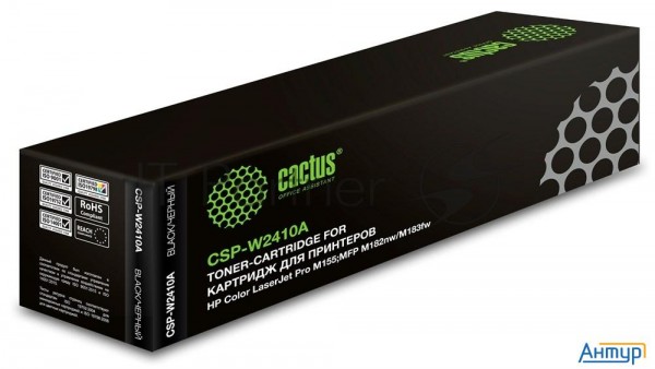 Картридж лазерный Cactus Csp-w2410a черный (1050стр.) для Hp Color Laserjet Pro M155;mfp M182nw/m183