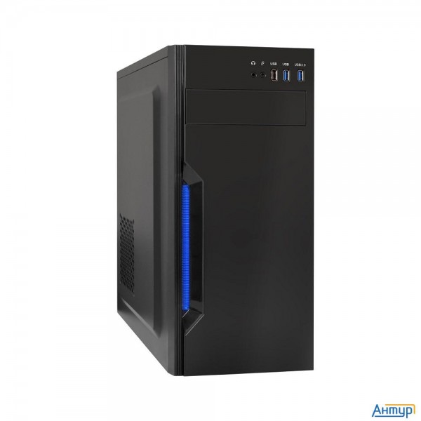 Exegate Ex283075rus Корпус Miditower Exegate Xp-333u Black, Atx, <без БП>, 1*usb+2*usb3.0, Audio