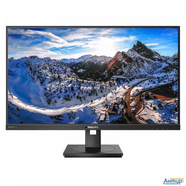 Lcd Philips 27" 279p1/01 черный с поворотом экрана {ips 3840x2160 4ms 178/178 350cd 50m:1 2xhdmi2.0}