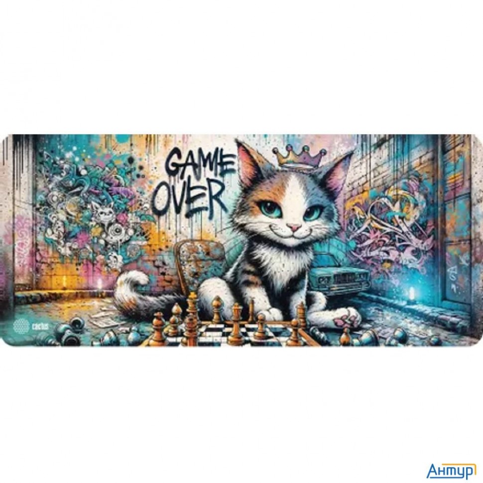 Коврик для мыши Cactus Game Over 900x400x4мм (cs-mp-cor01xxl)