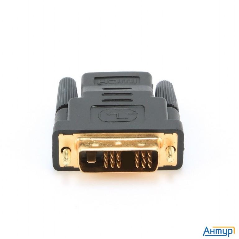 Bion Переходник Hdmi-dvi 19f/19m (мама-папа), позолоченные контакты, черный [bxp-a-hdmi-dvi-2]