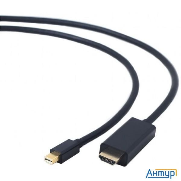 Cablexpert Кабель Mdp-hdmi, 20m/19m, 1.8м, черный, позол.разъемы, пакет (cc-mdp-hdmi-6)
