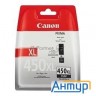 Картридж струйный Canon Pgi-450xlpgbk (6434b001) пигментный черный, 22мл (500 стр.), для Pixma Ip724