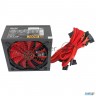Ginzzu Pc700 14cm(red) 80+ Black,apfc,24+4p,2 Pci-e(6+2), 7*sata, 4*ide,оплетка, кабель питания,цвет