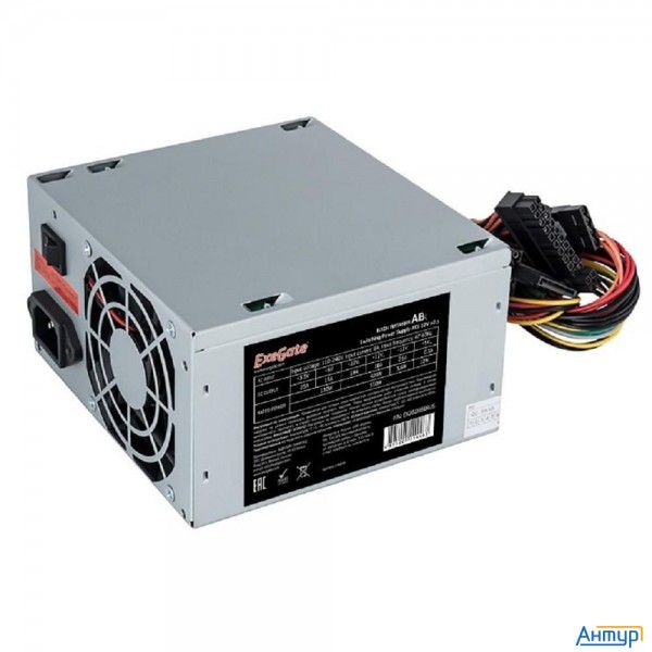 Exegate Ex292143rus Блок питания 650w Exegate Ab650 (atx, 8cm Fan, 24pin, 4pin, 3xsata, 2xide, Fdd)