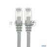 Патч-корд S/ftp Rexant категория 6a (10g), Rj45-rj45, неэкранированный, 28awg, Lszh, серый, 2 м