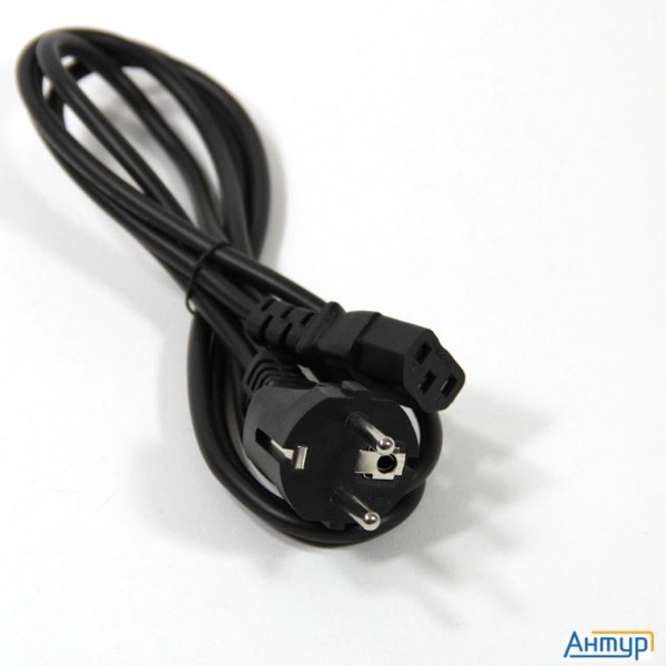 Telecom (tp021-iec320-c13/shm-1.8-bk) компьютер - розетка 220v <1.8м> (Европейский стандарт)