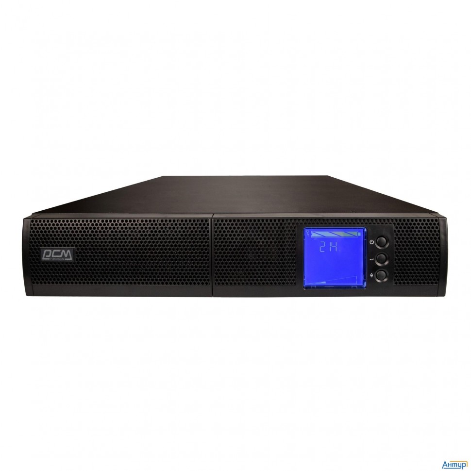 Powercom Sentinel Snt-1000 ИБП {online, 1000va / 1000w, Rack/tower, Iec, Lcd, Rs-232/usb, Snmpslot}