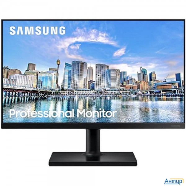 Lcd Samsung 23.8" F24t450fzi черный {ips 1920x1080 75hz 5ms 16:9 250cd 178/178 1000:1 8bit(6bit+frc)