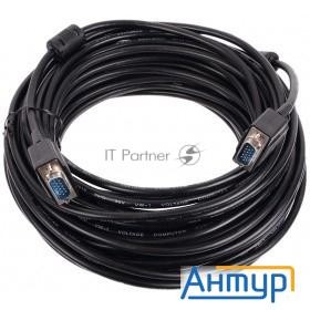 Кабель соединительный Svga (15m/m) 20m 2 фильтра Tv-com <qcg120h-20m